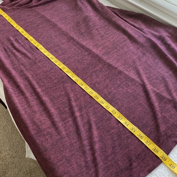 Lane Bryant dress flowy fit long sleeve turtle neck below knee size 14/16 NWT - Picture 3 of 9